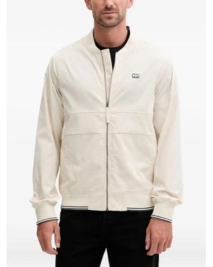 Helly Hansen Marine Logo-Patch Bomber Jacket - Natural