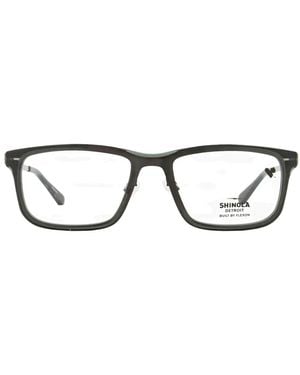Shinola Brille Mit Eckigem Gestell - Grau