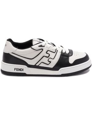 Fendi Sports Shoes With Logo - Multicolour