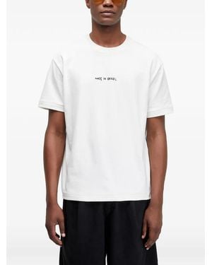 Osklen Embroidered T-Shirt - White