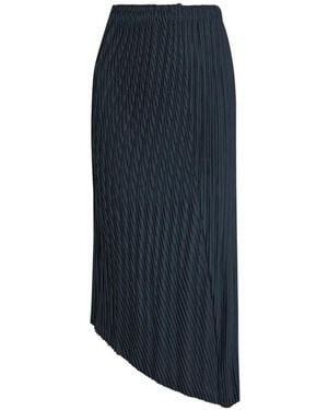 Issey Miyake Falda Unfurling Pleats Asimétrica - Azul