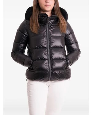 Colmar Hooded Puffer Jacket - Black
