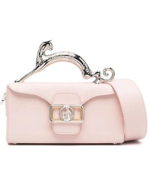 Lanvin Bolso Pencil Cat Nano Con Asa - Rosa