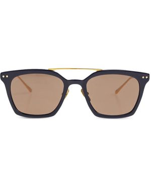 Leisure Society Thorsen Lx Geometric Bar Sunglasses - Blue