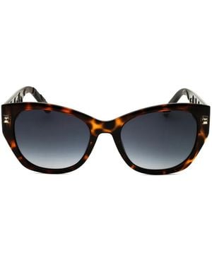 Marc Jacobs Tortoiseshell-Effect Cat-Eye Sunglasses - Black
