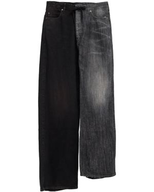 Balenciaga アシンメトリー ジーンズ - ブラック