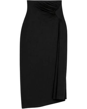 IRO Elyris Draped Maxi Skirt - Black