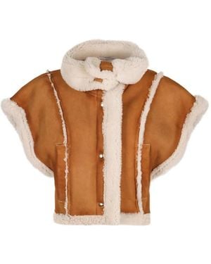 Halfboy Shearling-Lined Jacket - White