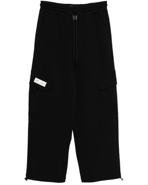 FIVE CM ワイド スウェットパンツ - ブラック