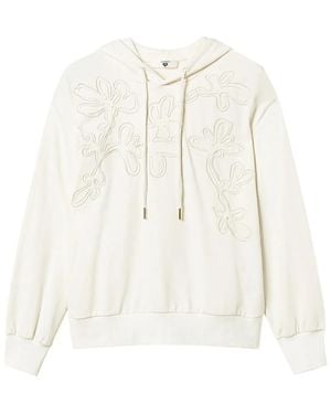 Twinset エンブロイダリー パーカー - ホワイト