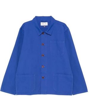 Uskees Surchemise À Poches Plaquées - Blue