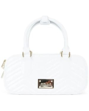Marc Ellis Flat Soho Quilted Tote Bag - White