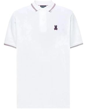 Psycho Bunny Polo Con Botones - Blanco