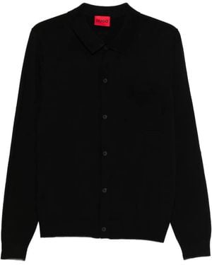 HUGO San Jordan Cardigan - Black