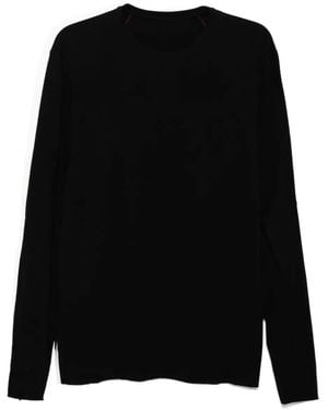 DEVOA カットオフエッジ Tシャツ - ブラック