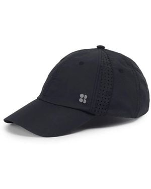 Sweaty Betty Swiftie Pace Perforated-Detail Baseball Cap - Blue