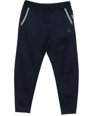 Brunello Cucinelli Drawstring-cuff Track Pants - ブルー