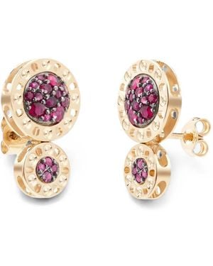 Officina Bernardi Senzatempo Essence Ruby Earrings - Pink