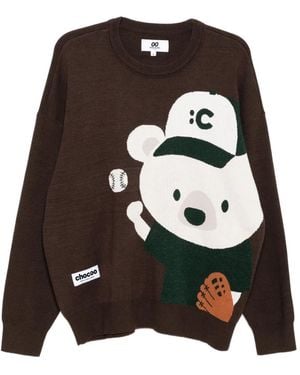 Chocoolate Pull À Imprimé Ourson - Noir