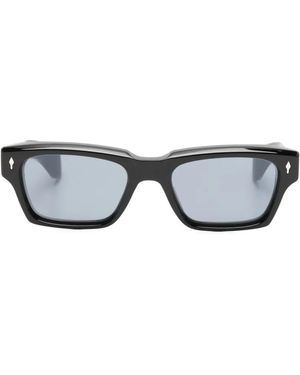 Jacques Marie Mage Ashcroft Rectangle-Frame Sunglasses - Grey