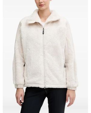 Oakley Zip-Fastening Sherpa-Fleece Jacket - White