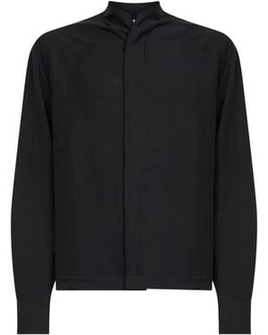 Costumein Buttoned Shirt Jacket - Black