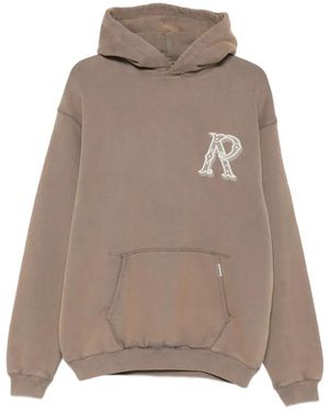 Represent Western Initial Hoodie - Natural