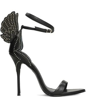 Sophia Webster 100Mm Studded-Wing Sandals - Black