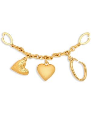 Oscar de la Renta Heart O バッグチャーム - メタリック