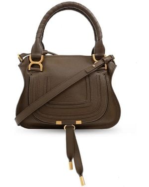 Chloé Borsa Tote Marcie Piccola - Marrone