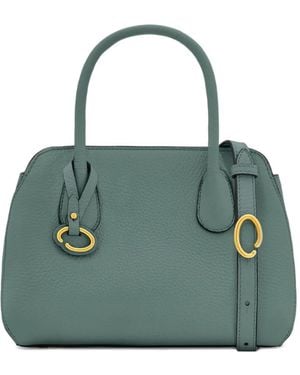 Oscar de la Renta Ivy レザーバッグ ミニ - グリーン