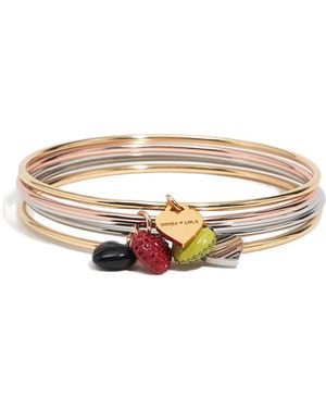 Bimba Y Lola Lot De 5 Bracelets À Logo Cœur - White