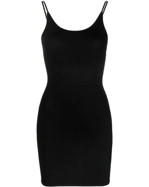 Dion Lee Slip Spaghetti-Strap Mini Dress - Black
