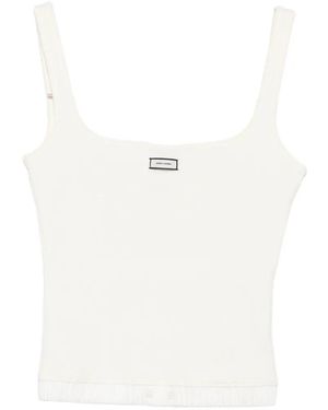 Entire studios Logo-Patch Top - White