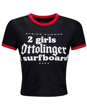 OTTOLINGER Printed T-Shirt - Black
