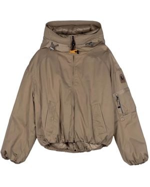 Parajumpers Naadz Hooded Bomber Jacket - Natural