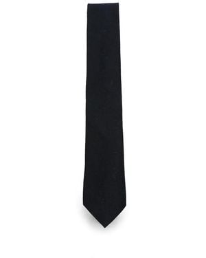 Canali Wool Tie - Black