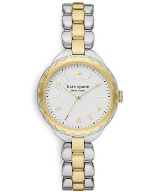 Kate Spade Gewelfd 34 Mm Horloge - Metallic