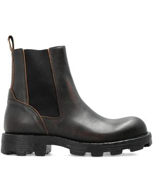 DIESEL 40Mm D-Hammer Lug-Sole Boots - Black