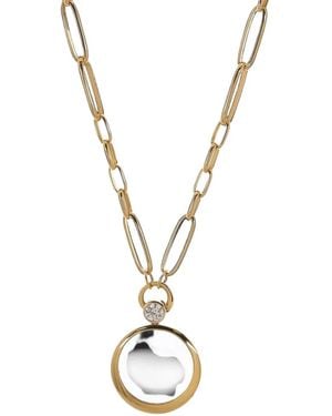 Loquet London Renga Diamond Locket Necklace - Metallic