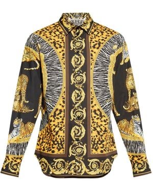 Versace Camicia Wild Cats - Nero