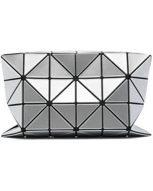 Issey Miyake Lucent Enamel-Detail Clutch Bag - Gray