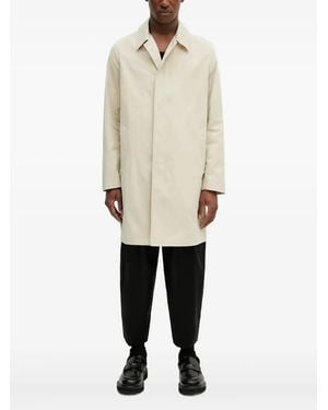 Paul Smith Plain Single-Breasted Coat - Natural