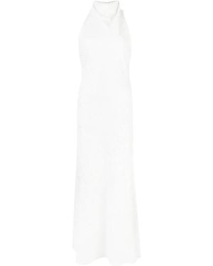 Ellery Textured Sequin Dress - White