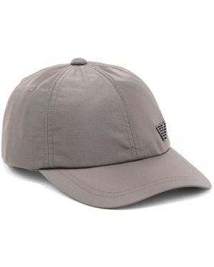 Emporio Armani Logo Adjustable Strap Baseball Cap - Grey