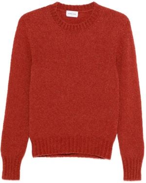Scaglione Pullover Mit Rundhalsausschnitt - Rot