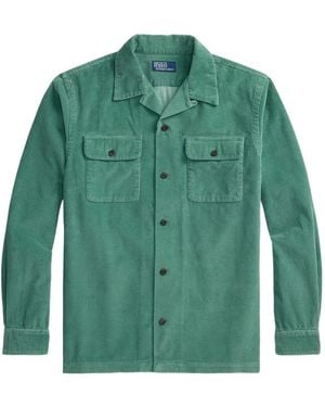 Polo Ralph Lauren Pocket Corduroy Long-Sleeve Shirt - Green