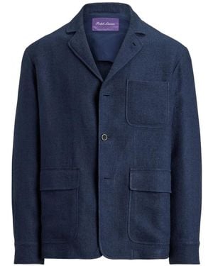 Ralph Lauren Patch-Pocket Blazer - Blue