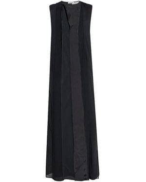Jil Sander Panelled Maxi Dress - Black