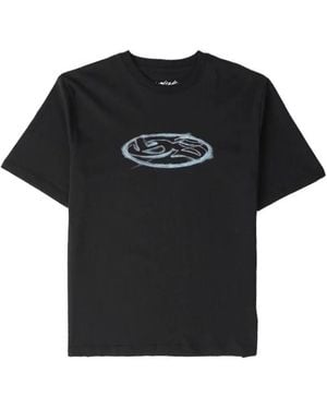 Yardsale Logo-Print T-Shirt - Black